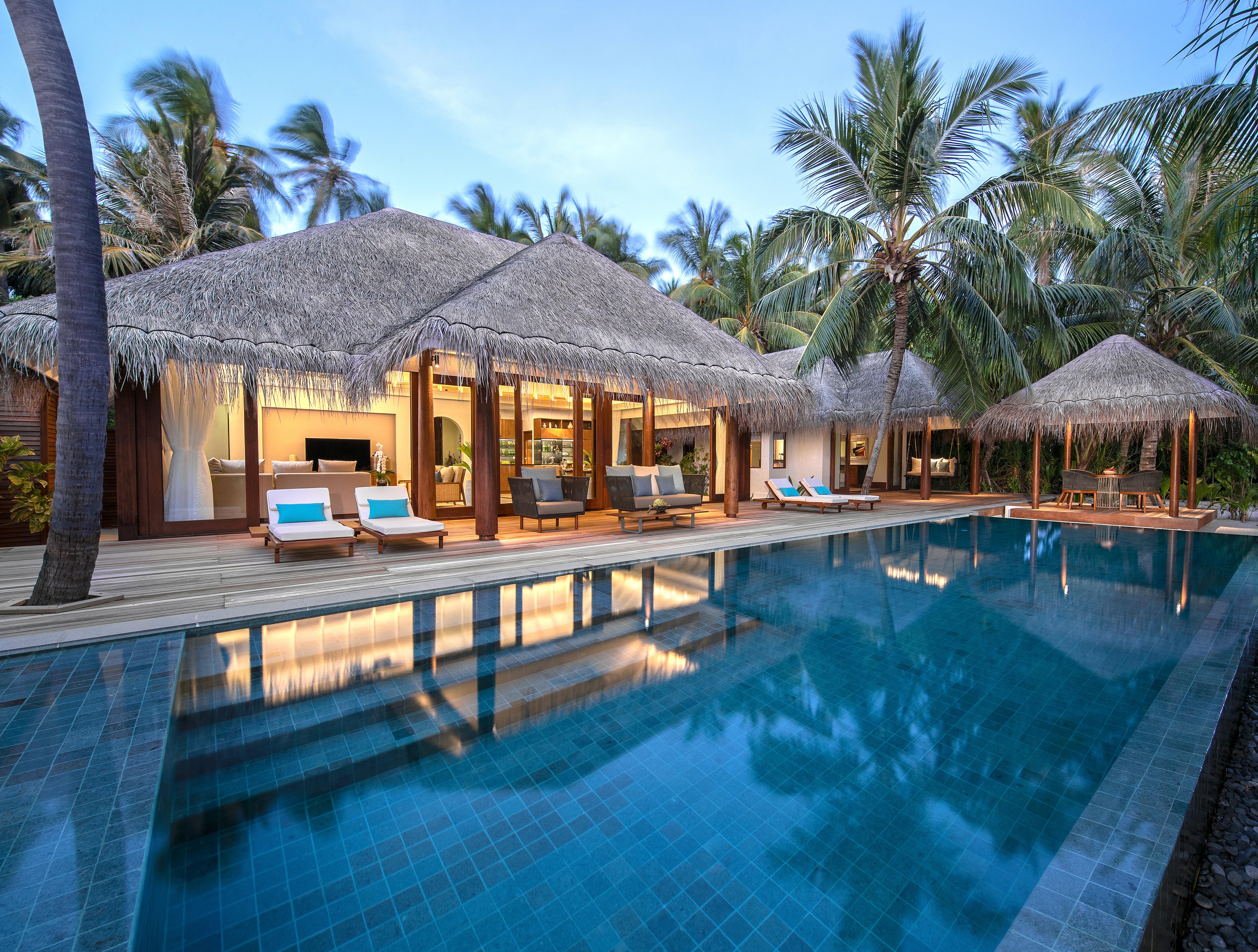 Anantara Kihavah Maldives Villas Three Bedroom Beach Pool Residence
