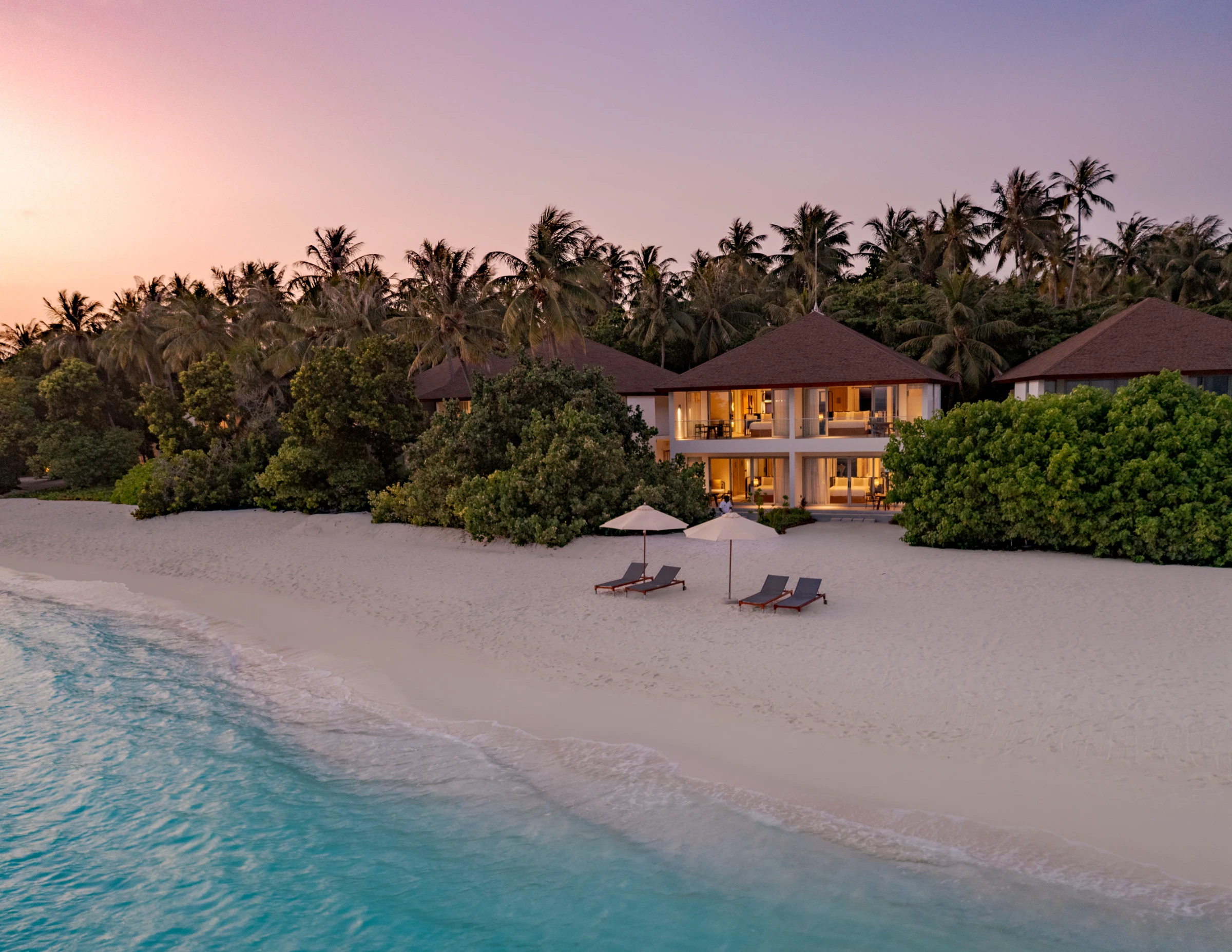 Avani+ Fares Maldives Resort Four Bedroom Beachfront Pavilion